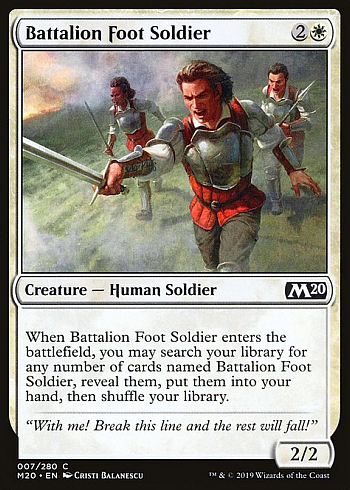 Battalion Foot Soldier