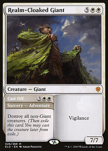 Realm-Cloaked Giant // Cast Off