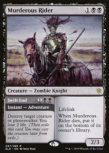 Murderous Rider // Swift End