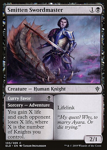Smitten Swordmaster // Curry Favor