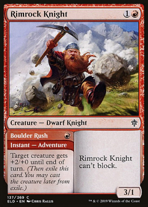 Rimrock Knight // Boulder Rush