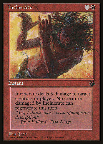 Incinerate