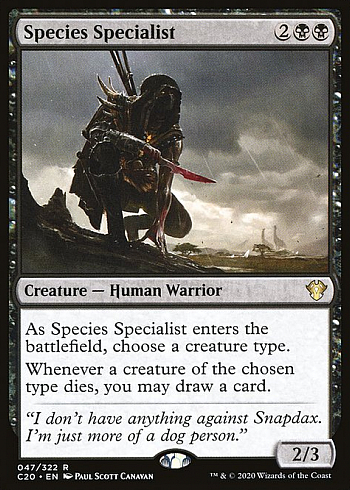 Species Specialist