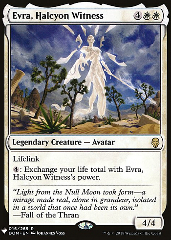 Evra, Halcyon Witness