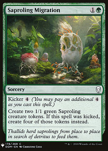 Saproling Migration