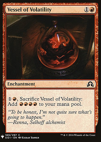 Vessel of Volatility