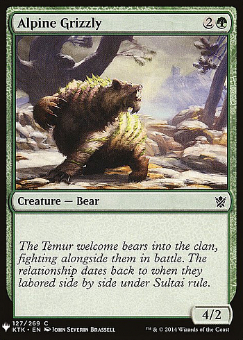 Alpine Grizzly