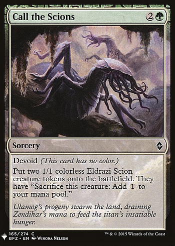 Call the Scions