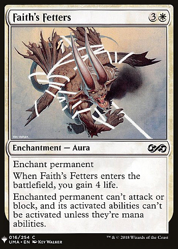 Faith's Fetters