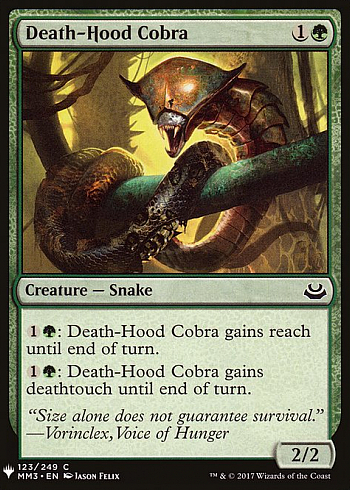 Death-Hood Cobra