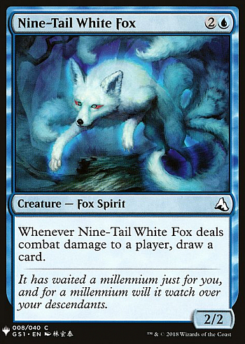 Nine-Tail White Fox