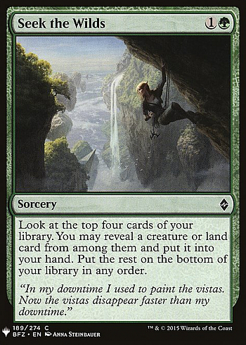 Seek the Wilds