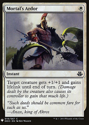 Mortal's Ardor