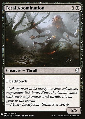 Feral Abomination