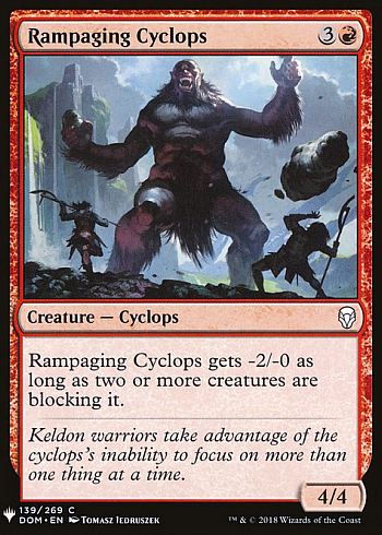 Rampaging Cyclops