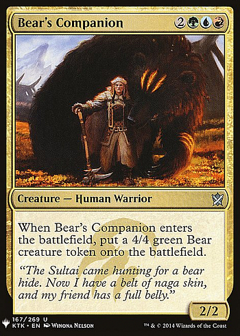 Bear's Companion