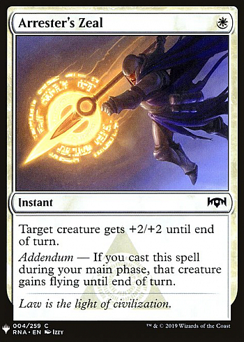 Arrester's Zeal
