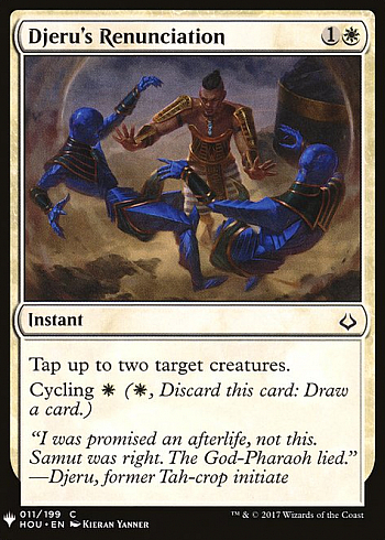 Djeru's Renunciation