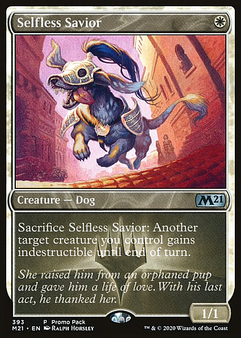 Selfless Savior