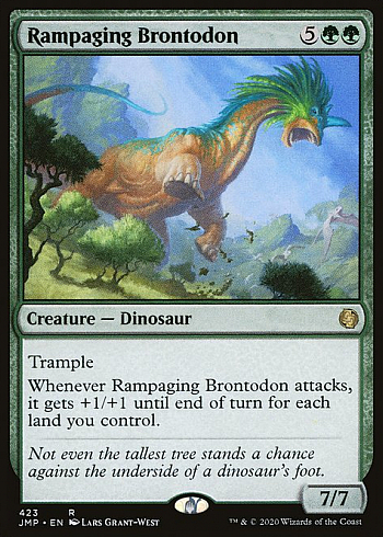 Rampaging Brontodon