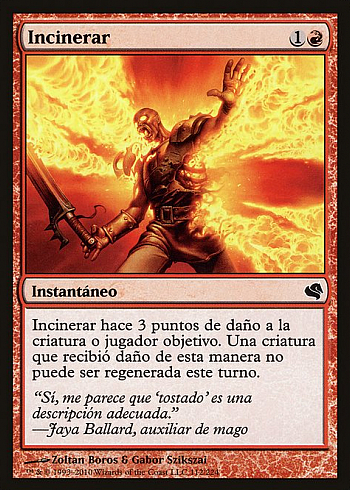 Incinerate