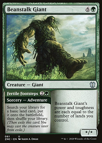 Beanstalk Giant // Fertile Footsteps