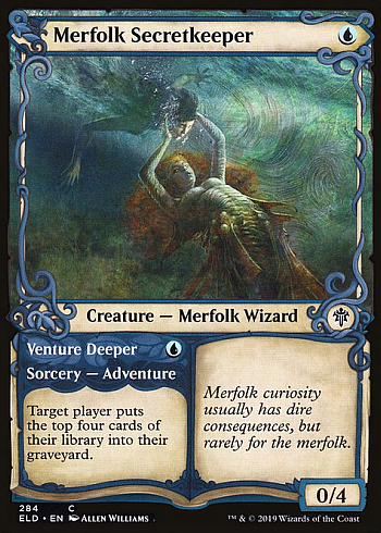 Merfolk Secretkeeper // Venture Deeper