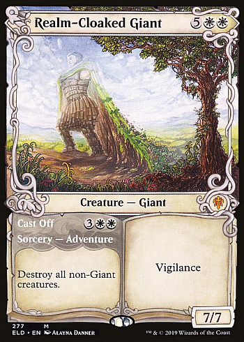 Realm-Cloaked Giant // Cast Off