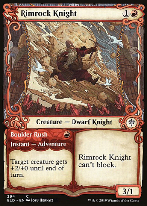 Rimrock Knight // Boulder Rush