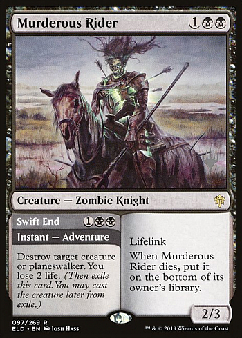 Murderous Rider // Swift End