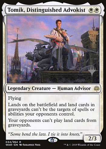 Tomik, Distinguished Advokist
