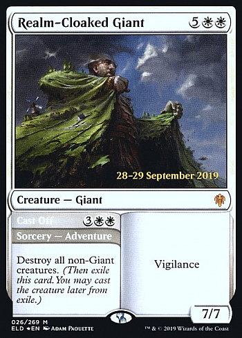 Realm-Cloaked Giant // Cast Off