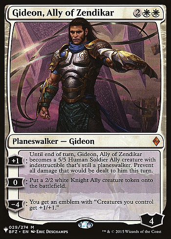 Gideon, Ally of Zendikar