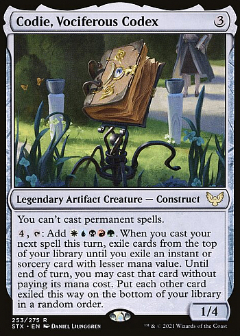 Codie, Vociferous Codex