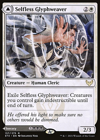 Selfless Glyphweaver // Deadly Vanity