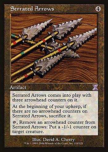 Serrated Arrows
