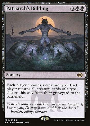 Patriarch's Bidding