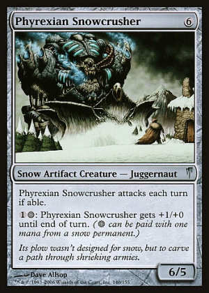 Phyrexian Snowcrusher