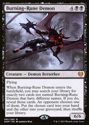 Burning-Rune Demon