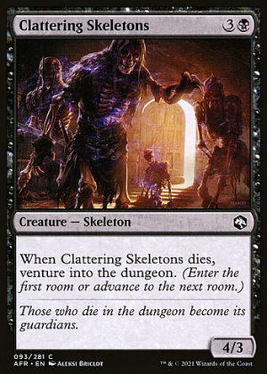 Clattering Skeletons