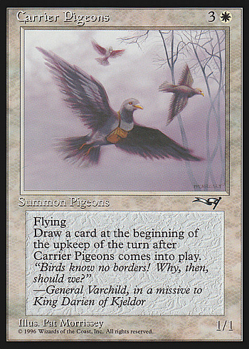 Carrier Pigeons