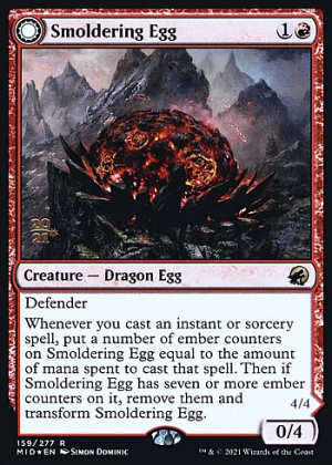 Smoldering Egg // Ashmouth Dragon