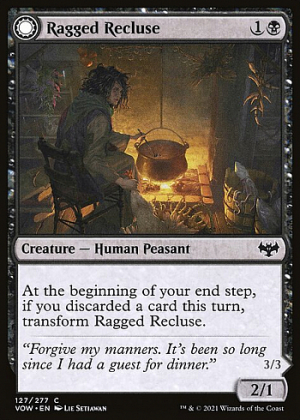 Ragged Recluse // Odious Witch