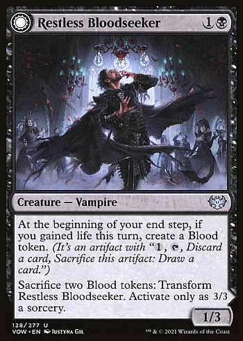 Restless Bloodseeker // Bloodsoaked Reveler