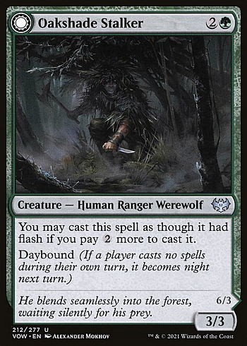 Oakshade Stalker // Moonlit Ambusher