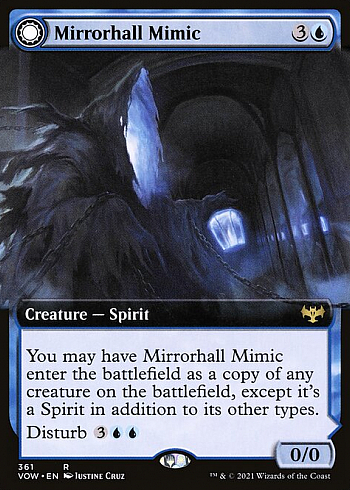Mirrorhall Mimic // Ghastly Mimicry