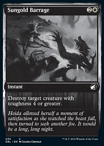 Sungold Barrage