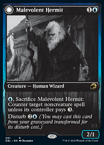Malevolent Hermit // Benevolent Geist