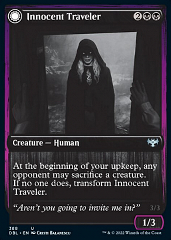 Innocent Traveler // Malicious Invader