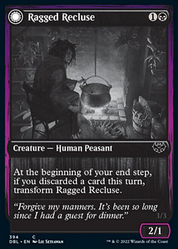 Ragged Recluse // Odious Witch